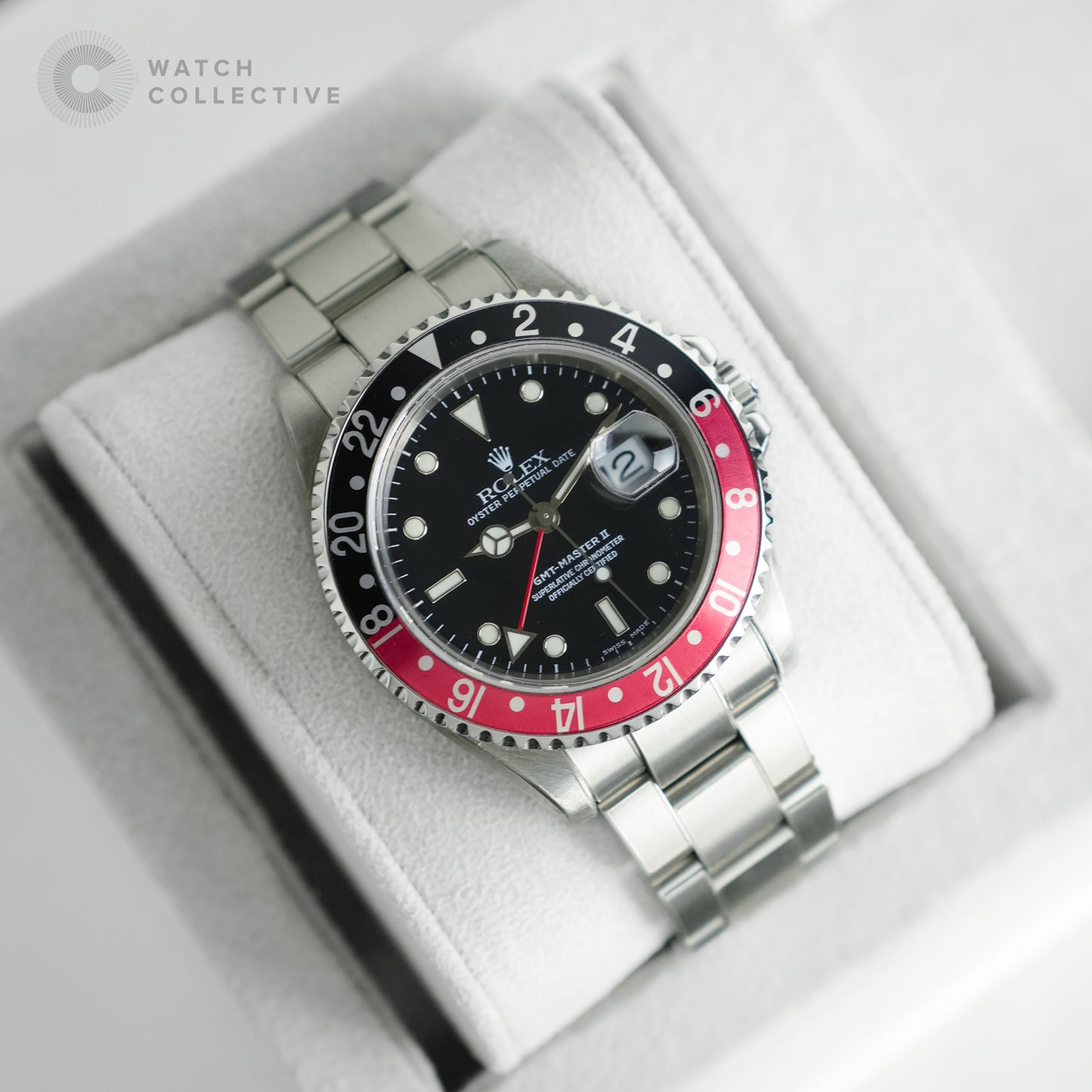 GMT Master II Coke stainless steel 40mm automatic 16710