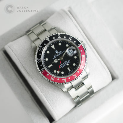 GMT Master II Coke stainless steel 40mm automatic 16710