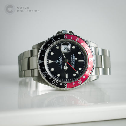 GMT Master II Coke stainless steel 40mm automatic 16710