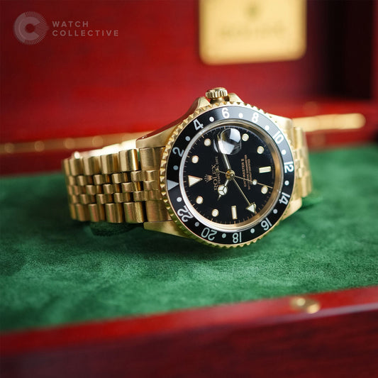 Rolex GMT Master II 16718 Yellow Gold