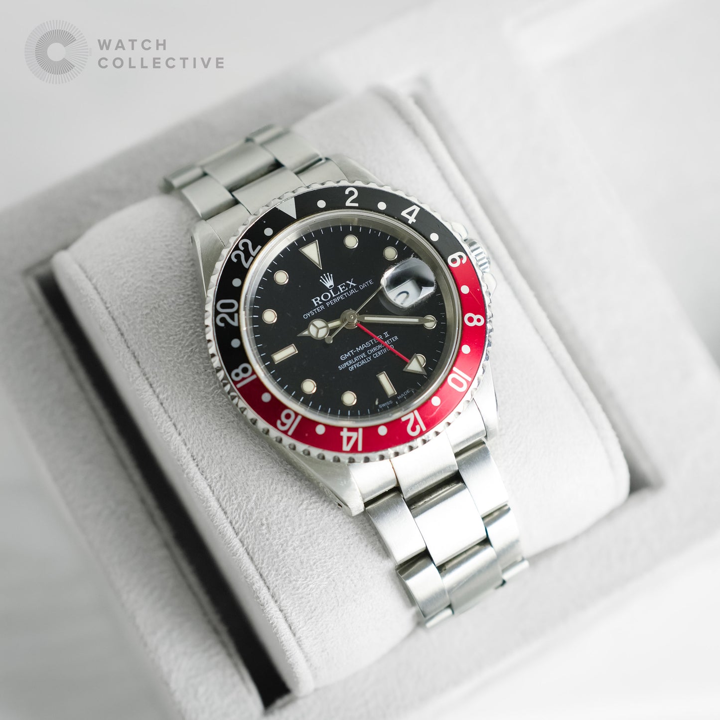 Rolex Coke GMT Master II stainless steel 40mm automatic 116710LN