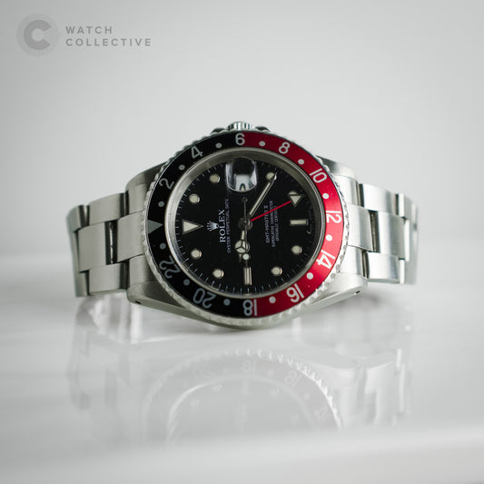 Rolex Coke GMT Master II stainless steel 40mm automatic 116710LN