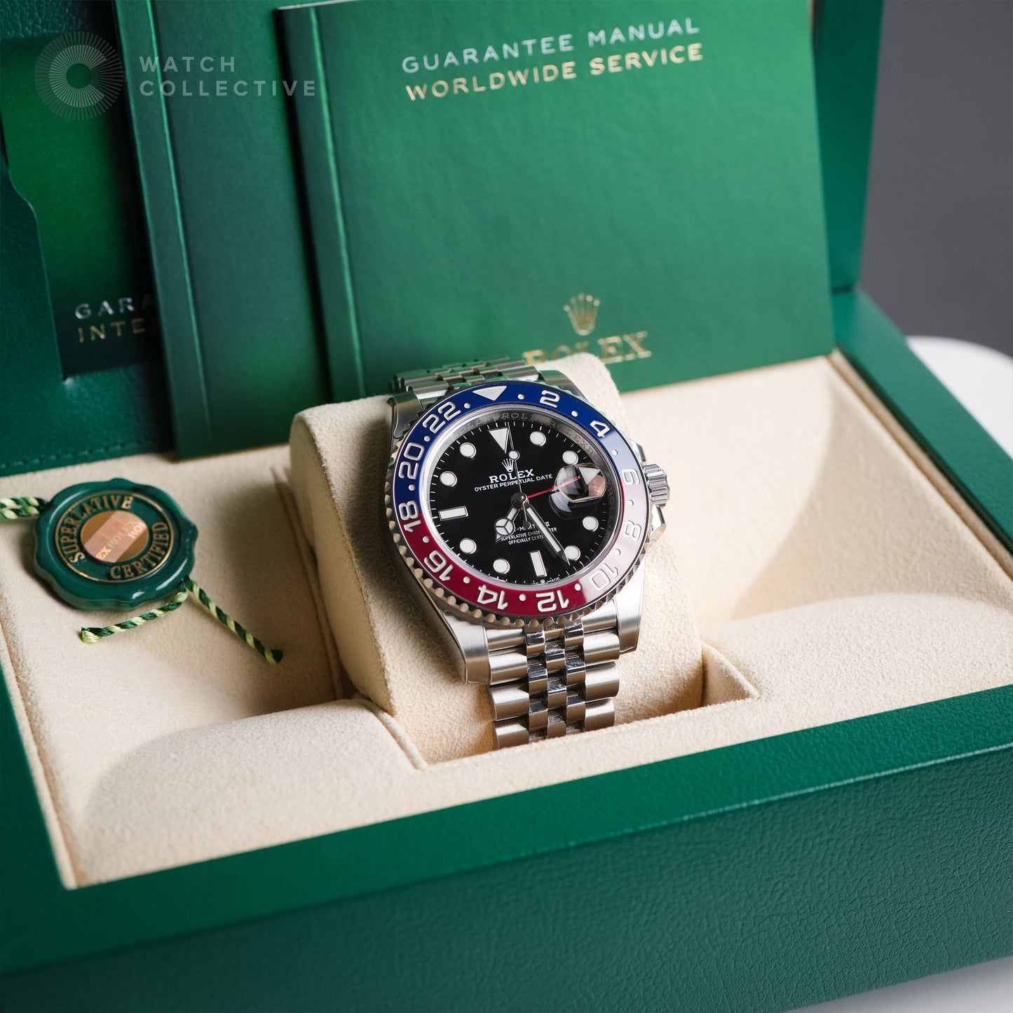 Rolex GMT Master II Pepsi Jubilee 126710BLRO