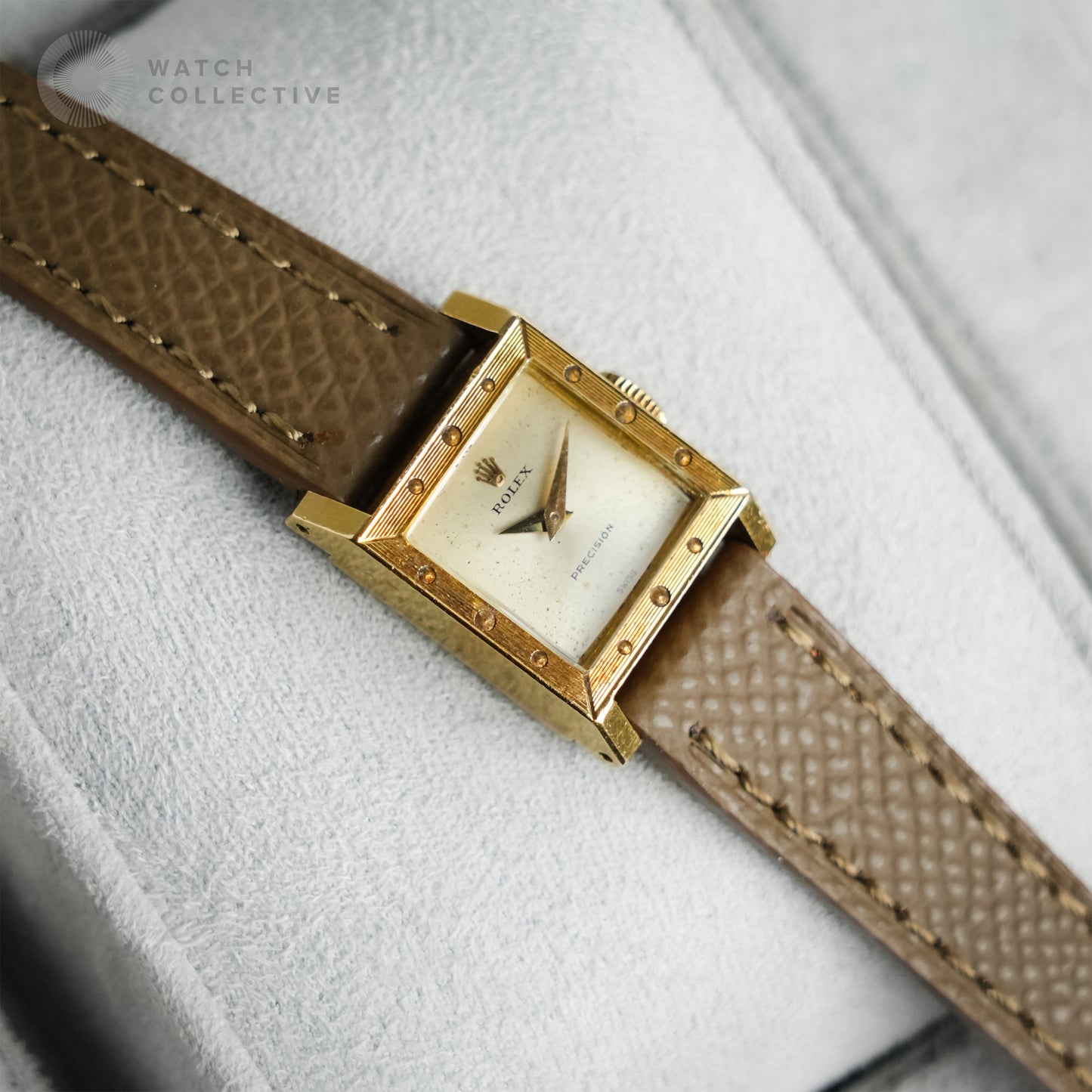 Rolex Precision Vintage Solid Yellow Gold