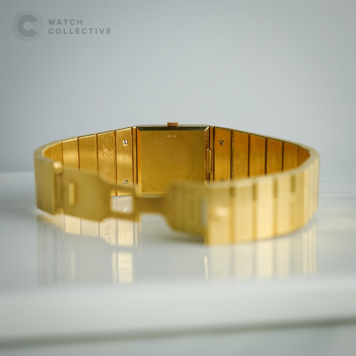 Rolex Queen Midas Lapis dial 18k yellow gold automatic 22x19mm 4314