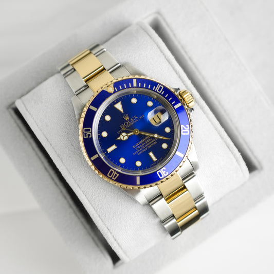 Rolex Submariner Bluesy 16613LB | Complete Set