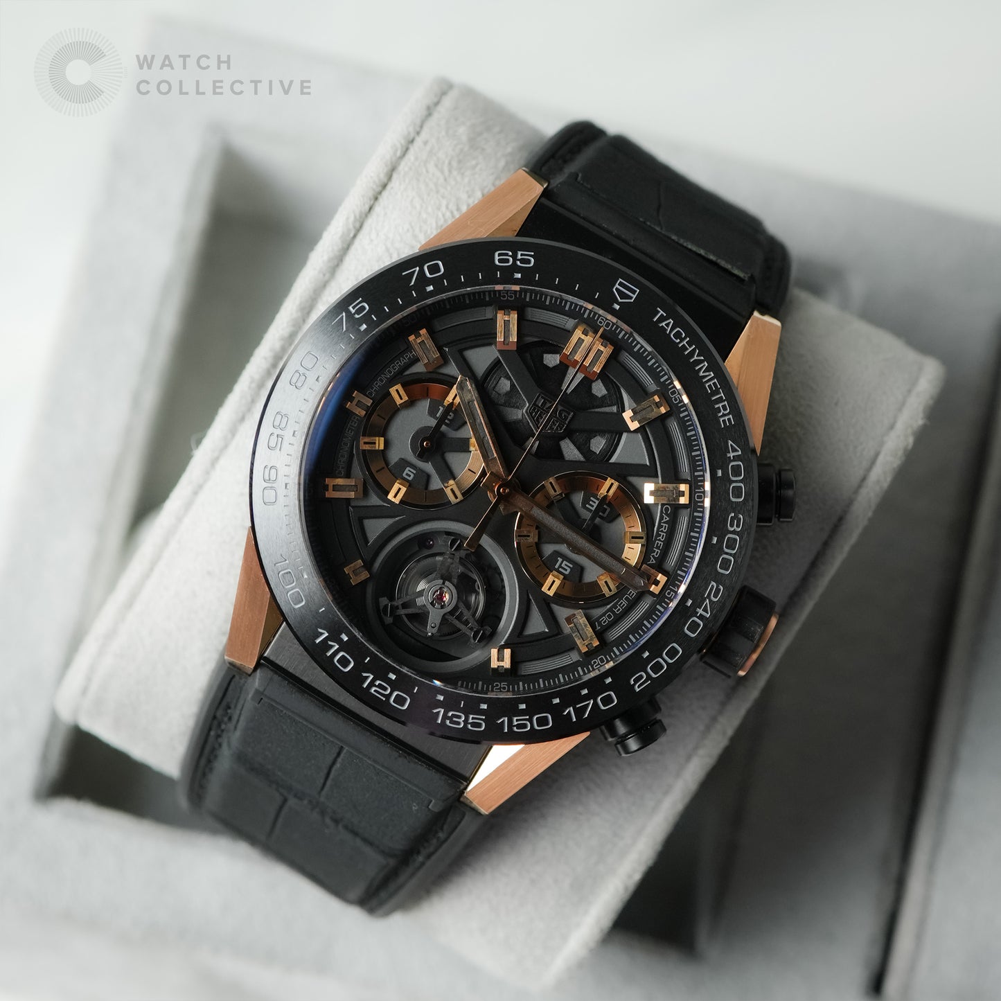 Tag Heuer Tourbillon H-02 in 18kt Gold/Ceramic