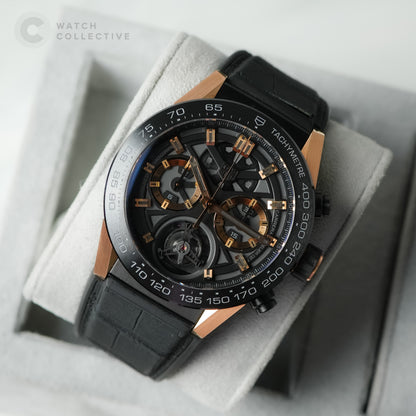 Tag Heuer Tourbillon H-02 in 18kt Gold/Ceramic