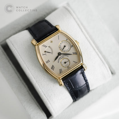 Subsidiary seconds 18k yellow gold leather strap automatic 33mm 47240/000J-5