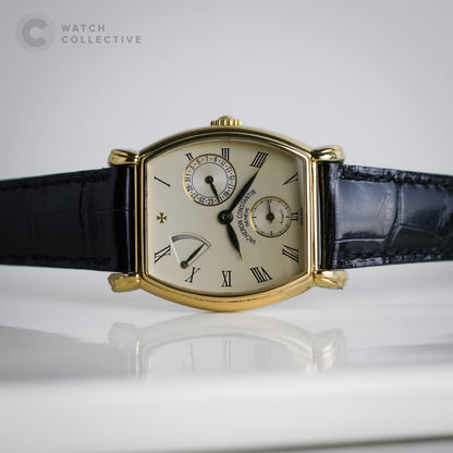 Subsidiary seconds 18k yellow gold leather strap automatic 33mm 47240/000J-5