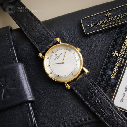 Vacheron Constantin Historiques Yellow Gold Teardrop Lugs 33084-5