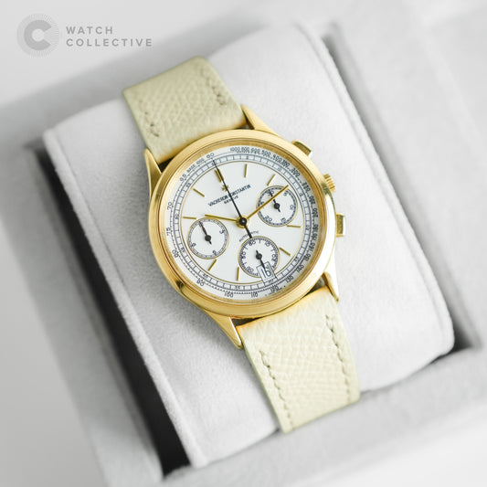 Vacheron Constantin Les Historiques 18k Yellow Gold Chronograph 49002 35mm