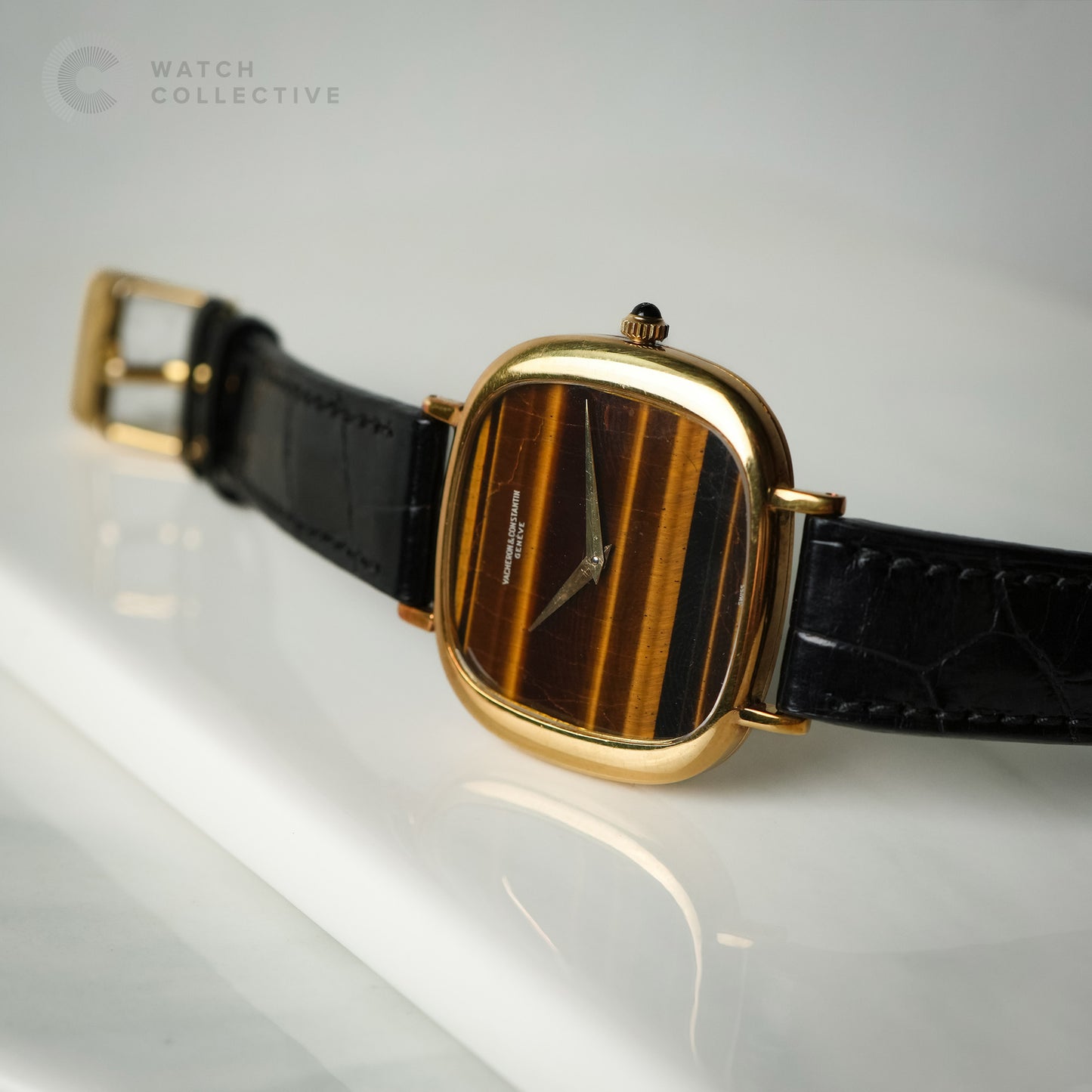 Vacheron Constantin Historiques Yellow Gold Tiger Eye Dial Jumbo