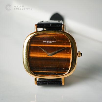 Vacheron Constantin Historiques Yellow Gold Tiger Eye Dial Jumbo