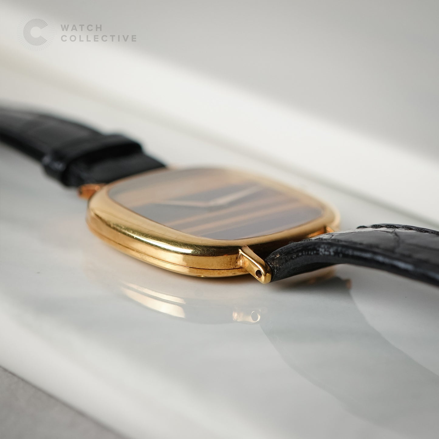 Vacheron Constantin Historiques Yellow Gold Tiger Eye Dial Jumbo