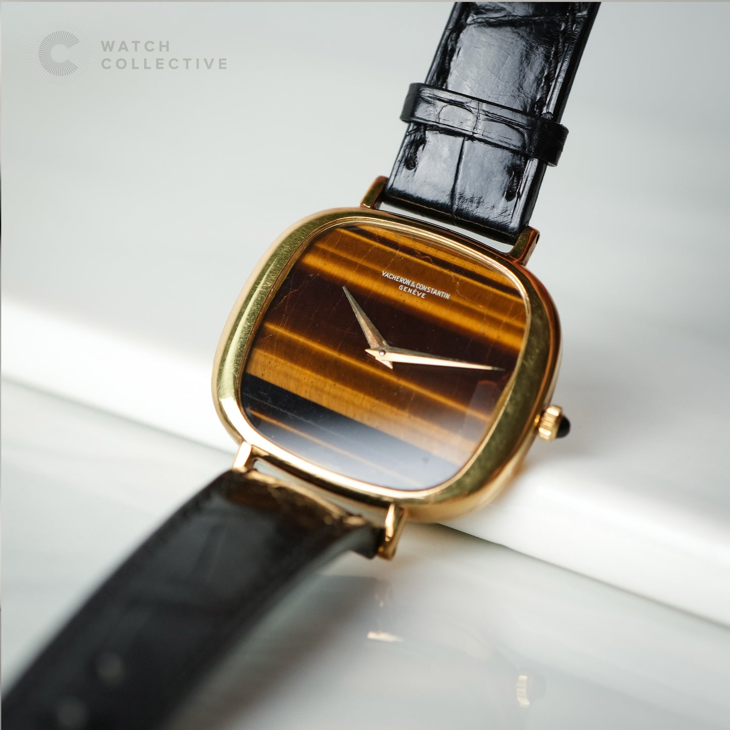 Vacheron Constantin Historiques Yellow Gold Tiger Eye Dial Jumbo