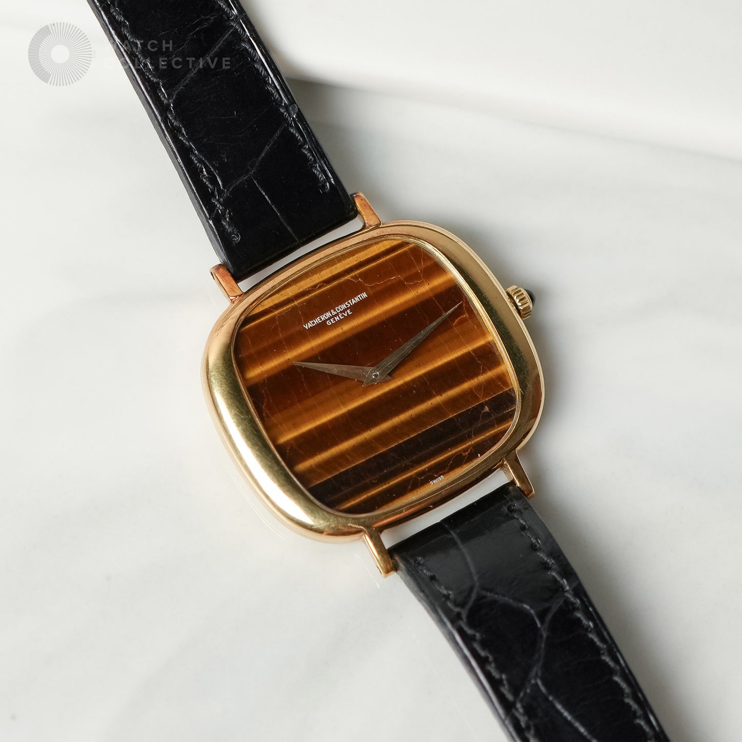 Vacheron Constantin Historiques Yellow Gold Tiger Eye Dial Jumbo