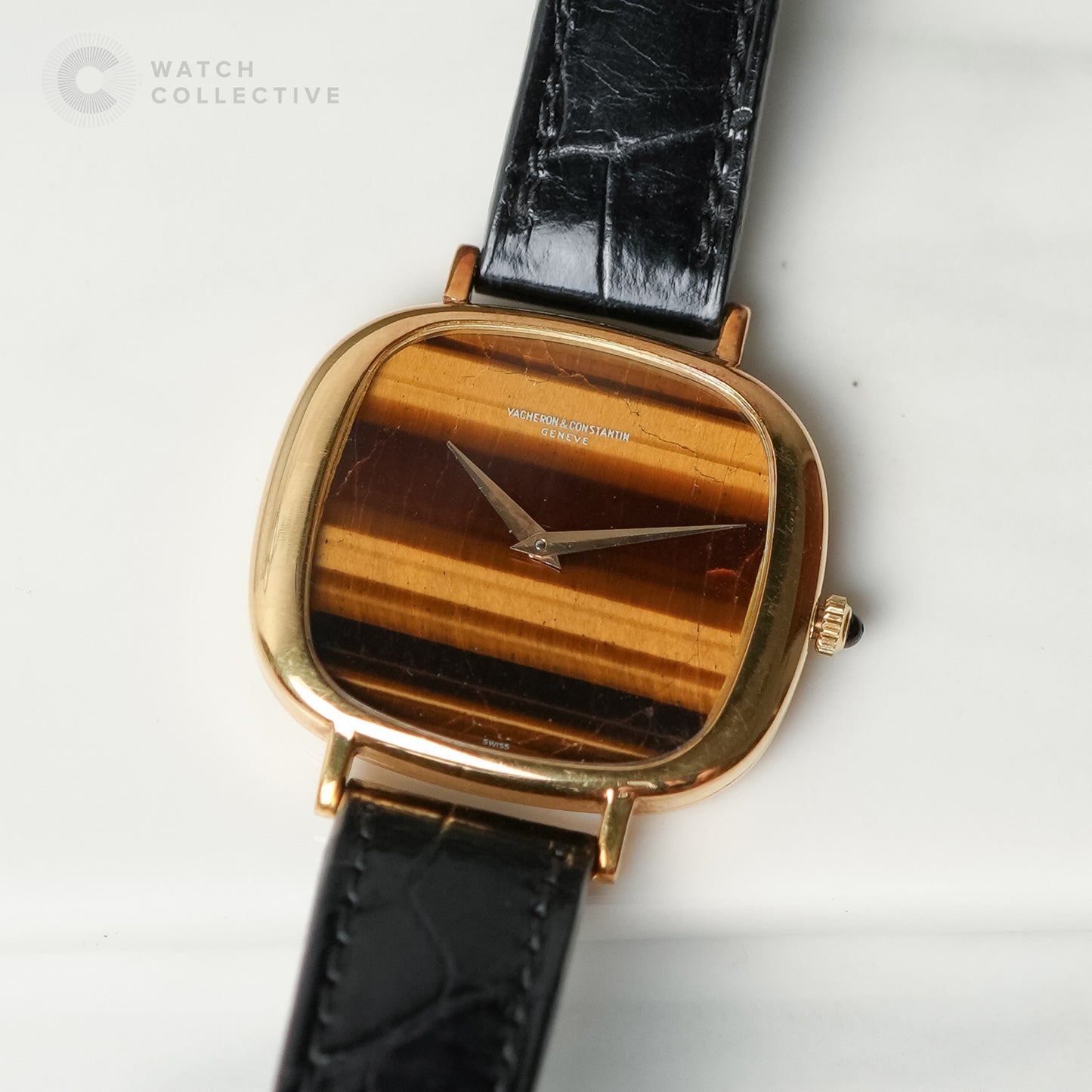 Vacheron Constantin Historiques Yellow Gold Tiger Eye Dial Jumbo