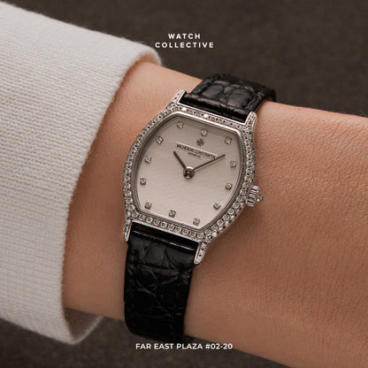 Vacheron Constantin Tonneau 18k White Gold 24mm manual winding