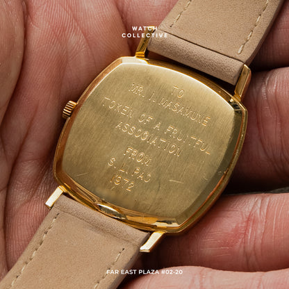 Vacheron Constantin Cushion shaped 18k Yellow gold 31mm manual winding