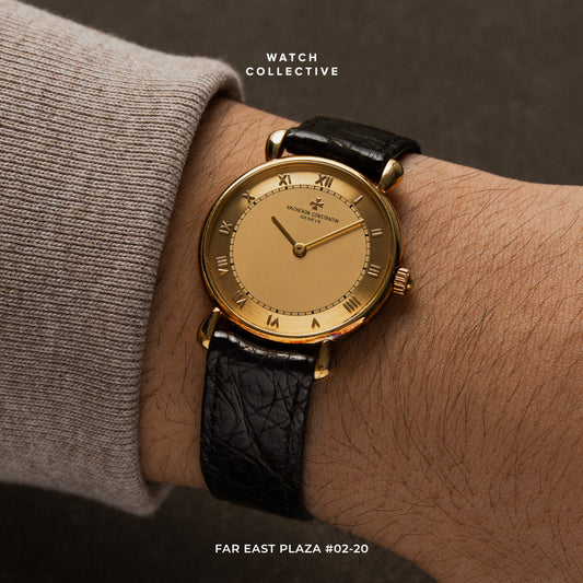 Vacheron Constantin Extra Plate Teardrop Lugs 18k Yellow gold 31mm manual winding