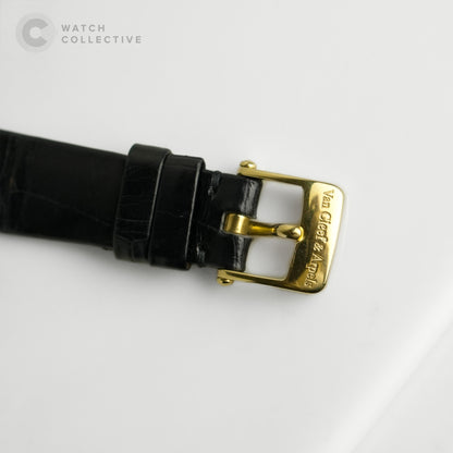 Van Cleef and Arpels Domino 39 with Black Enamel Casing 17x30mm Quartz