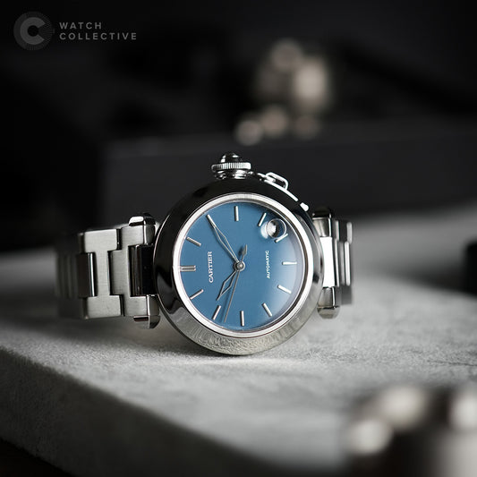 Cartier Pasha Automatic 2324 Blue Dial