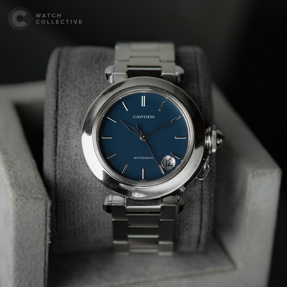 Cartier Pasha Automatic 2324 Blue Dial