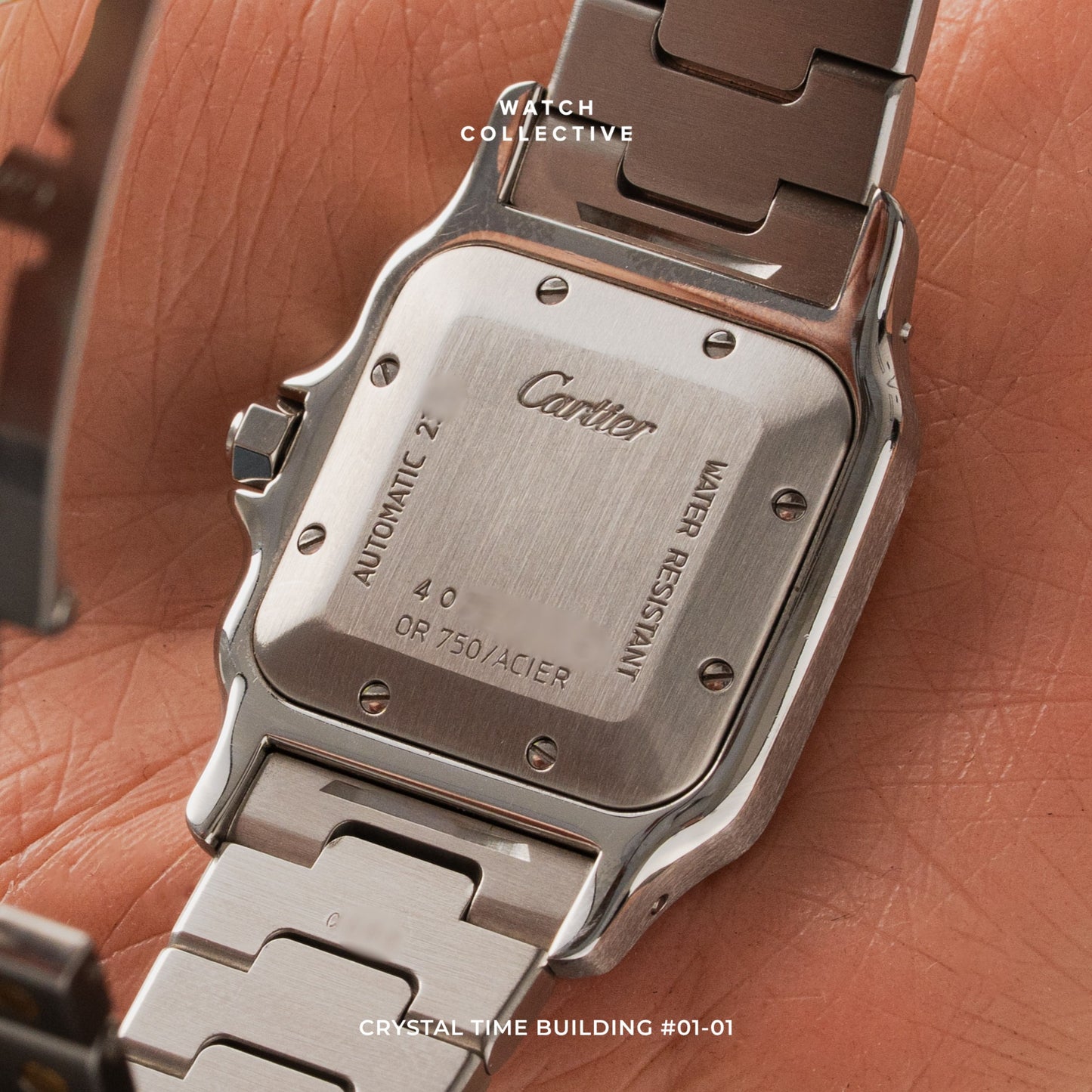 Cartier Santos Galbee Gold Roman Anniversary dial 29mm automatic 2319