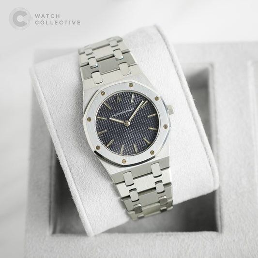 Audemars Piguet Stainless Steel 33mm Quartz Grey-Blue Dial 56303ST
