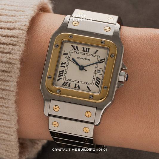 Cartier Santos Gold/Steel 29mm automatic 1172961