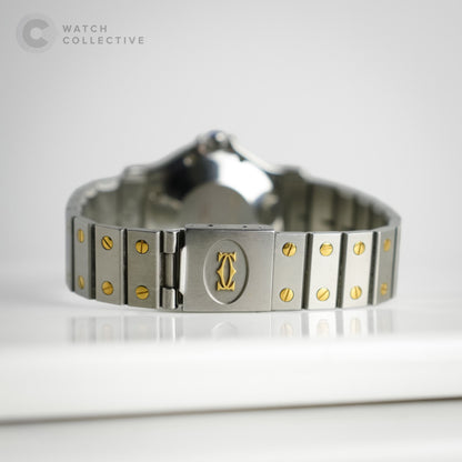 Cartier Santos Octagon gold/steel 30mm automatic Large 2966