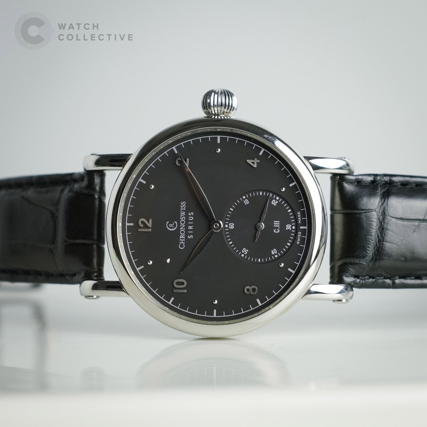 Chronoswiss Sirius stainless steel 40mm Manual CH1023BK