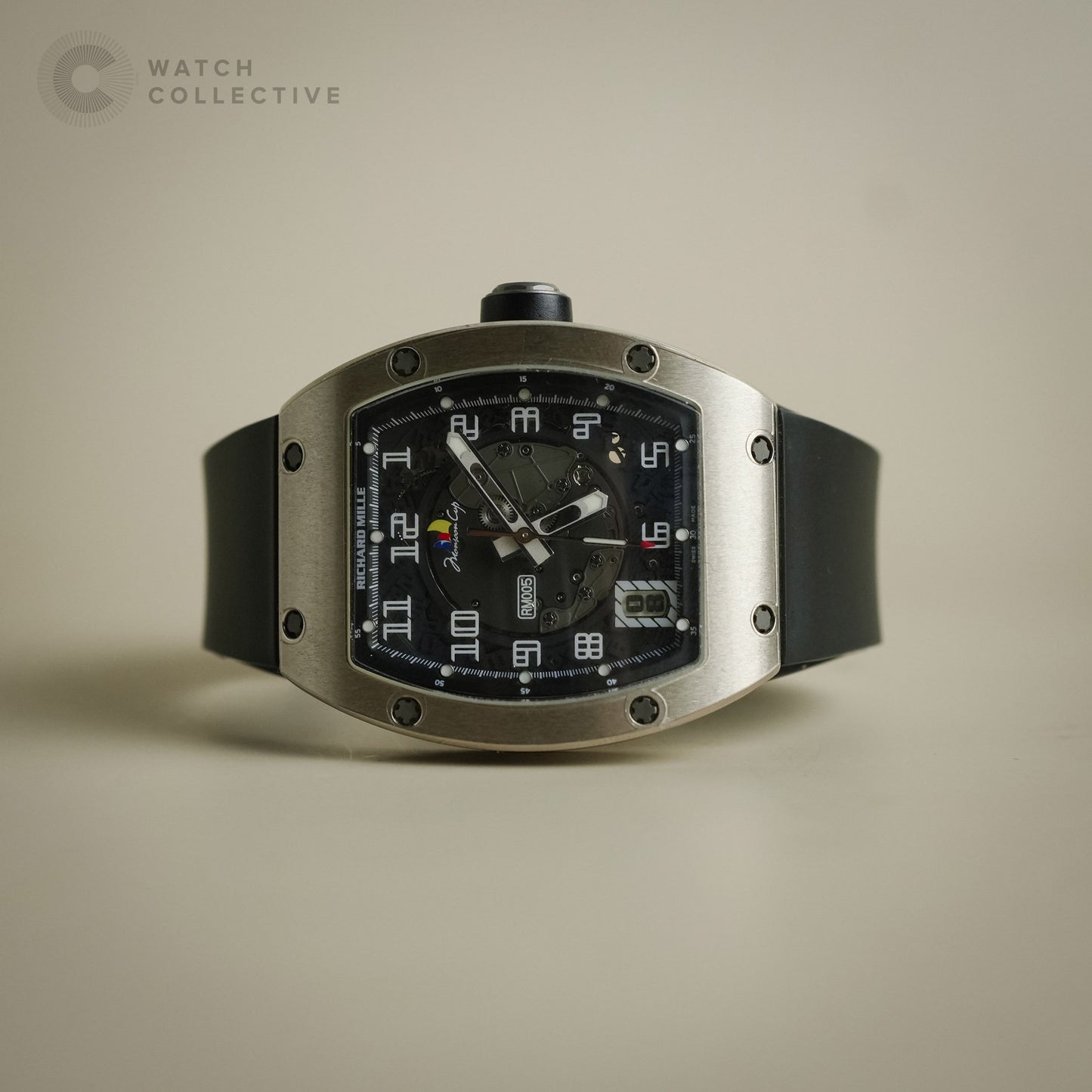 Richard Mille Monsoon Cup 18k White Gold 38mm Automatic RM005