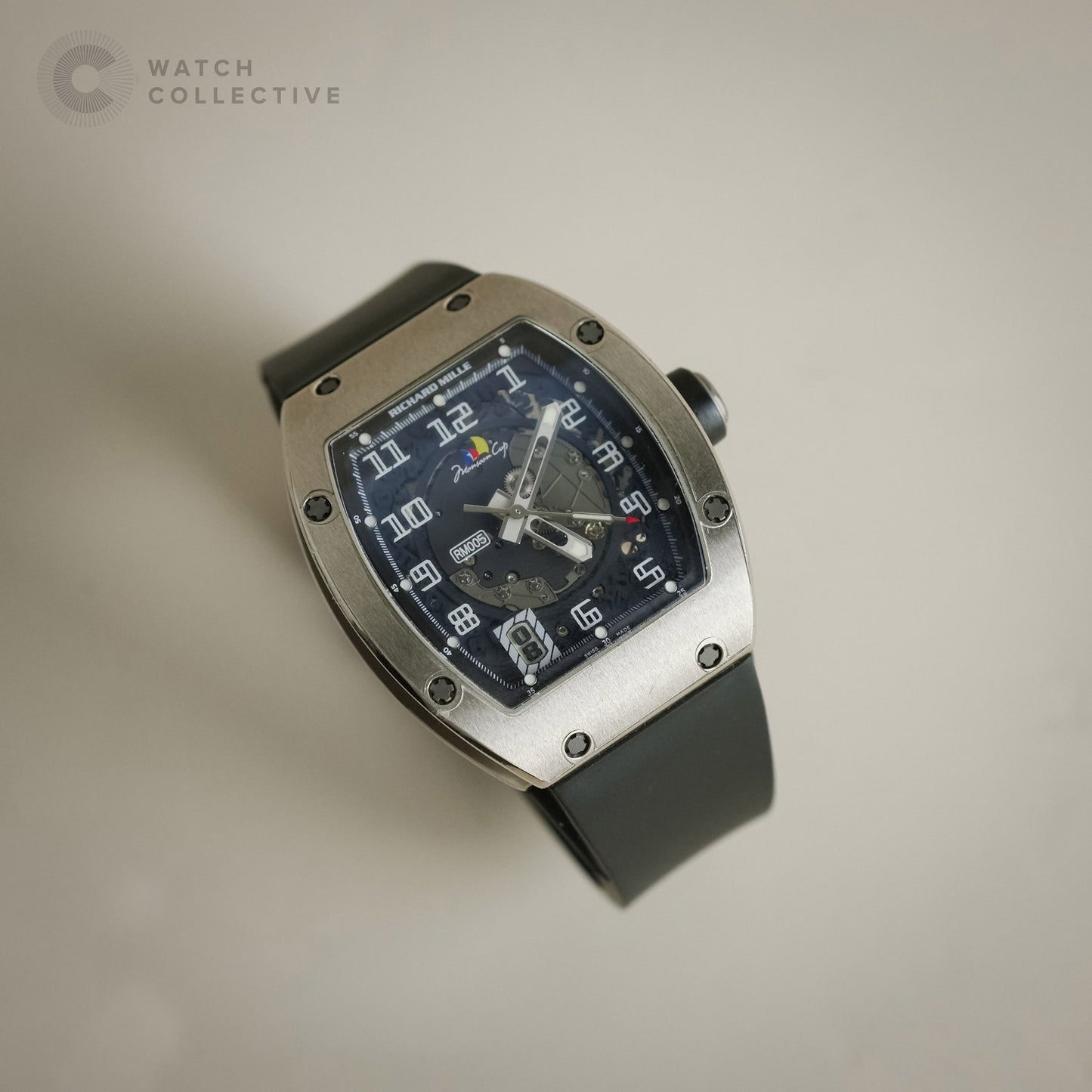 Richard Mille Monsoon Cup 18k White Gold 38mm Automatic RM005