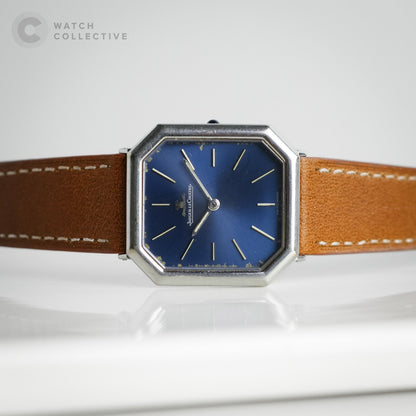 Jaeger-LeCoultre Octagon Blue 18k White Gold 28mm Manual 9101 22