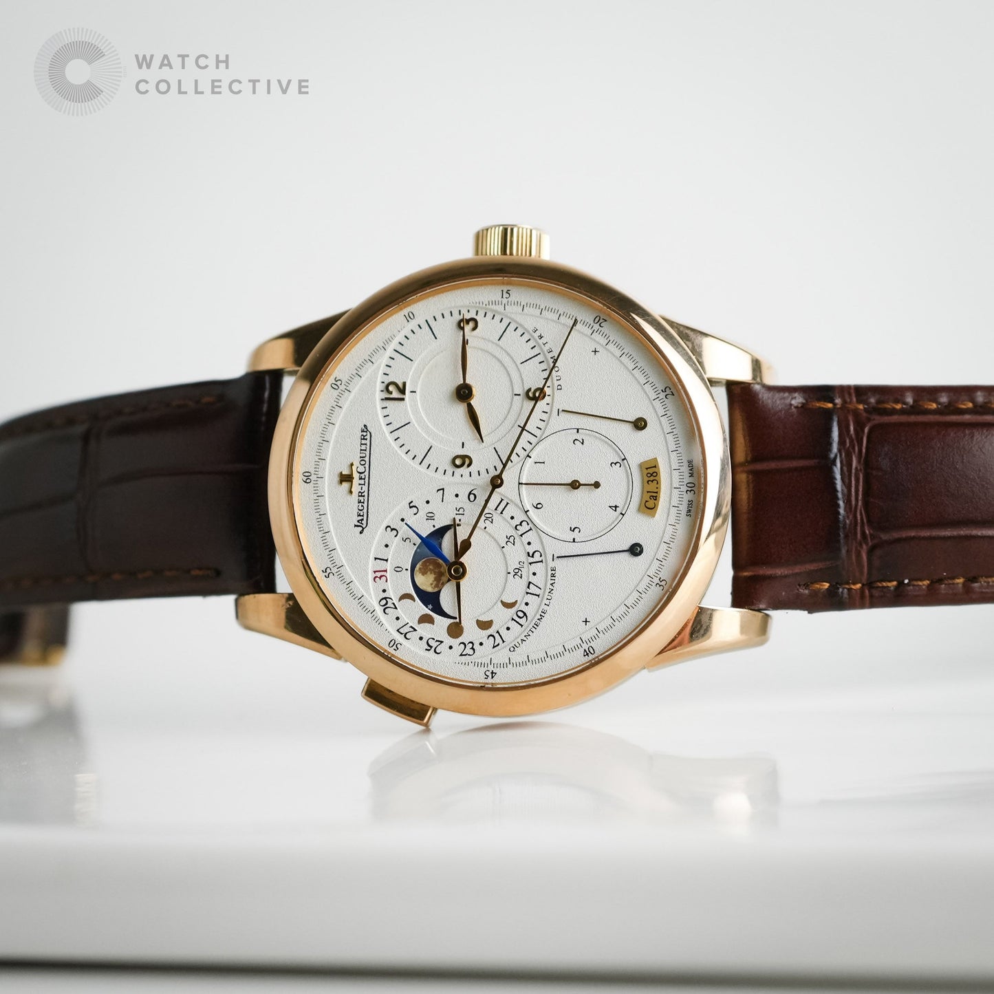 Jaeger-LeCoultre Duometre a Quantieme Lunaire 18k Rose Gold 40.5mm Manual 602.2.24.S