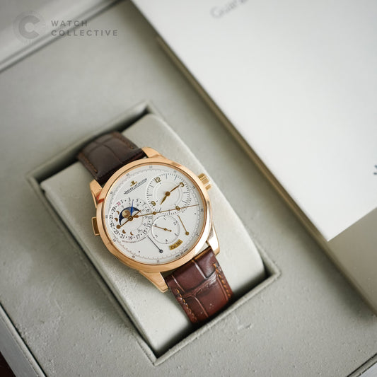 Jaeger-LeCoultre Duometre a Quantieme Lunaire 18k Rose Gold 40.5mm Manual 602.2.24.S
