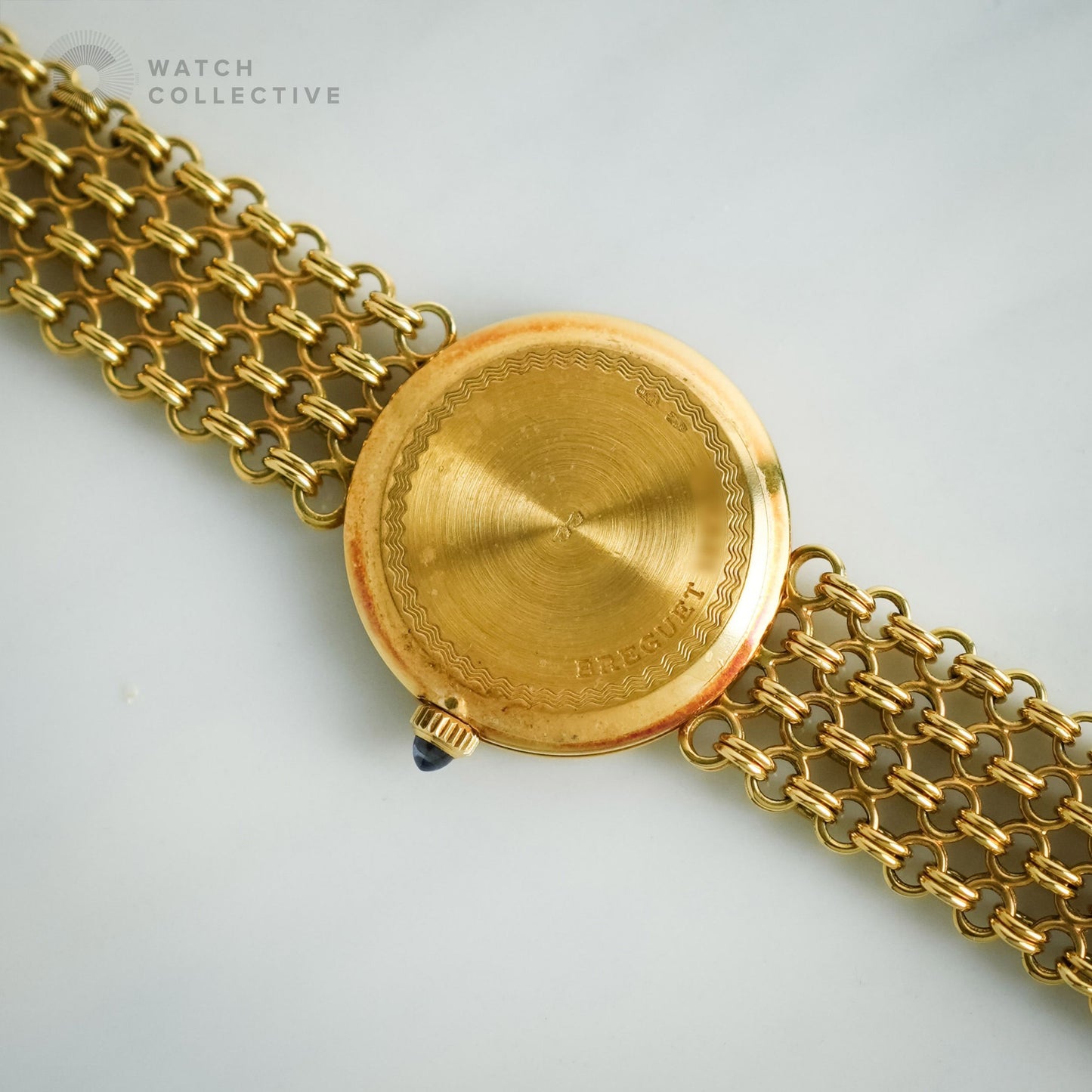 Breguet 18k yellow gold bracelet automatic 22mm 3150