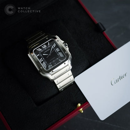 Cartier Santos de Cartier Large Model Black Dial 39.8 mm Automatic WSSA0096