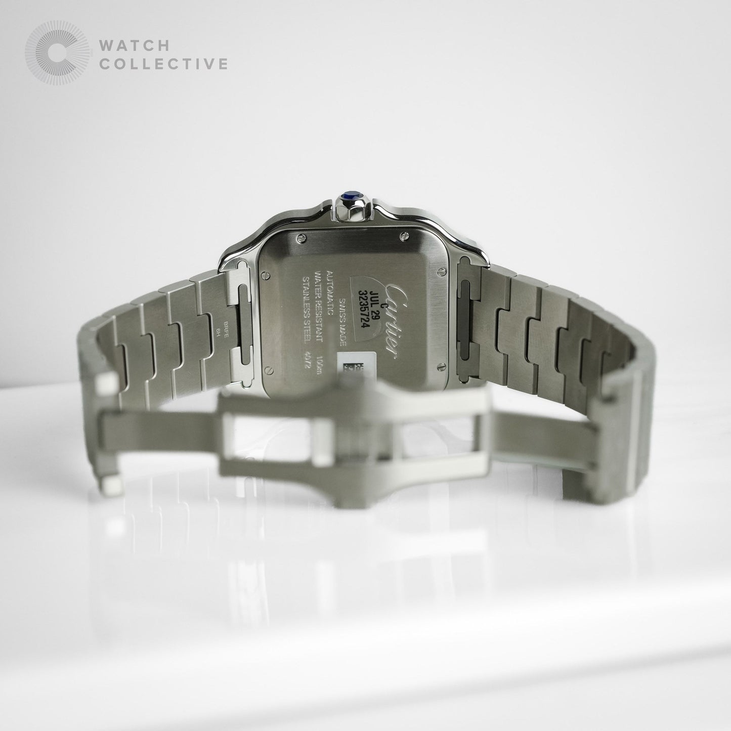 Cartier Santos de Cartier Large Model Black Dial 39.8 mm Automatic WSSA0096