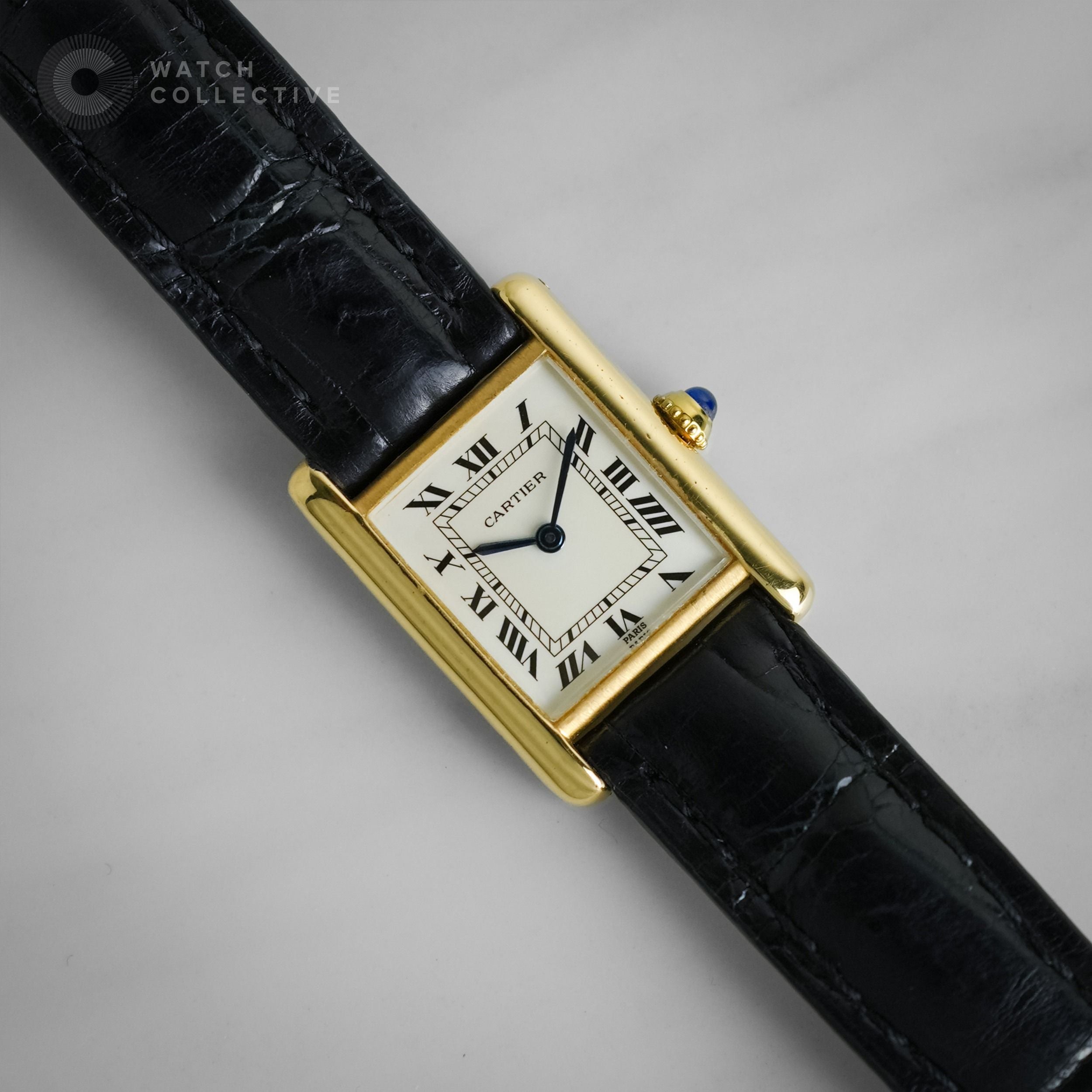 Cartier | Tank Louis 18k yellow gold manual 20mm 78087 | Watch
