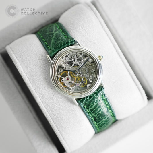 Chopard White Gold Skeleton 30mm Manual Winding