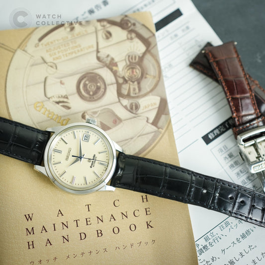 Grand Seiko Stainless steel beige dial 37.5mm automatic 9S65