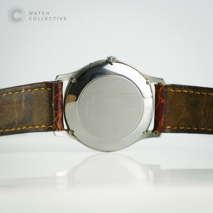 Jaeger Le Coultre Moonphase 18k yellow gold white dial 34mm 141.119.5