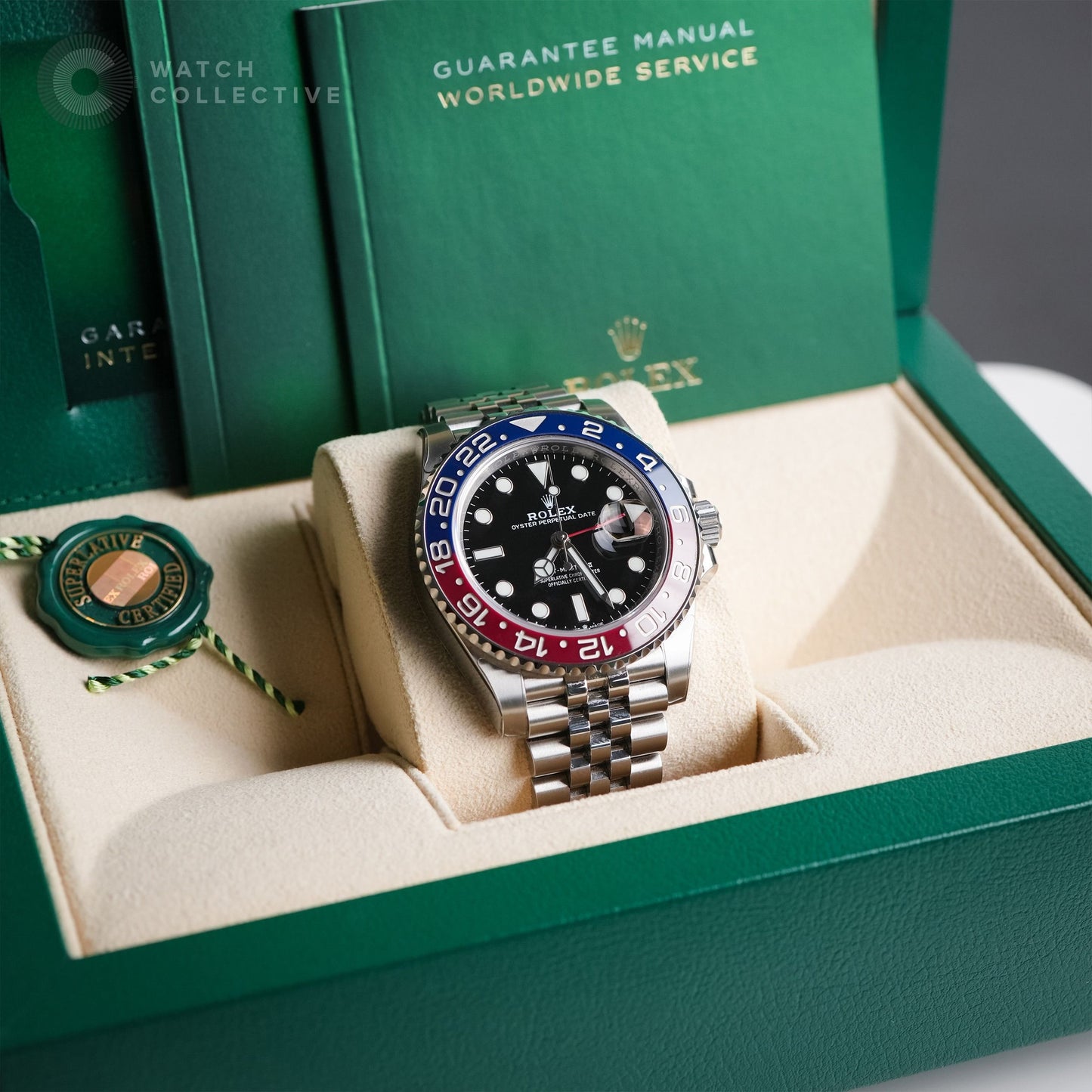 🥂Complete Set 2022🥵 Rolex Pepsi Jubilee Stainless steel 40mm automatic 126710BLRO