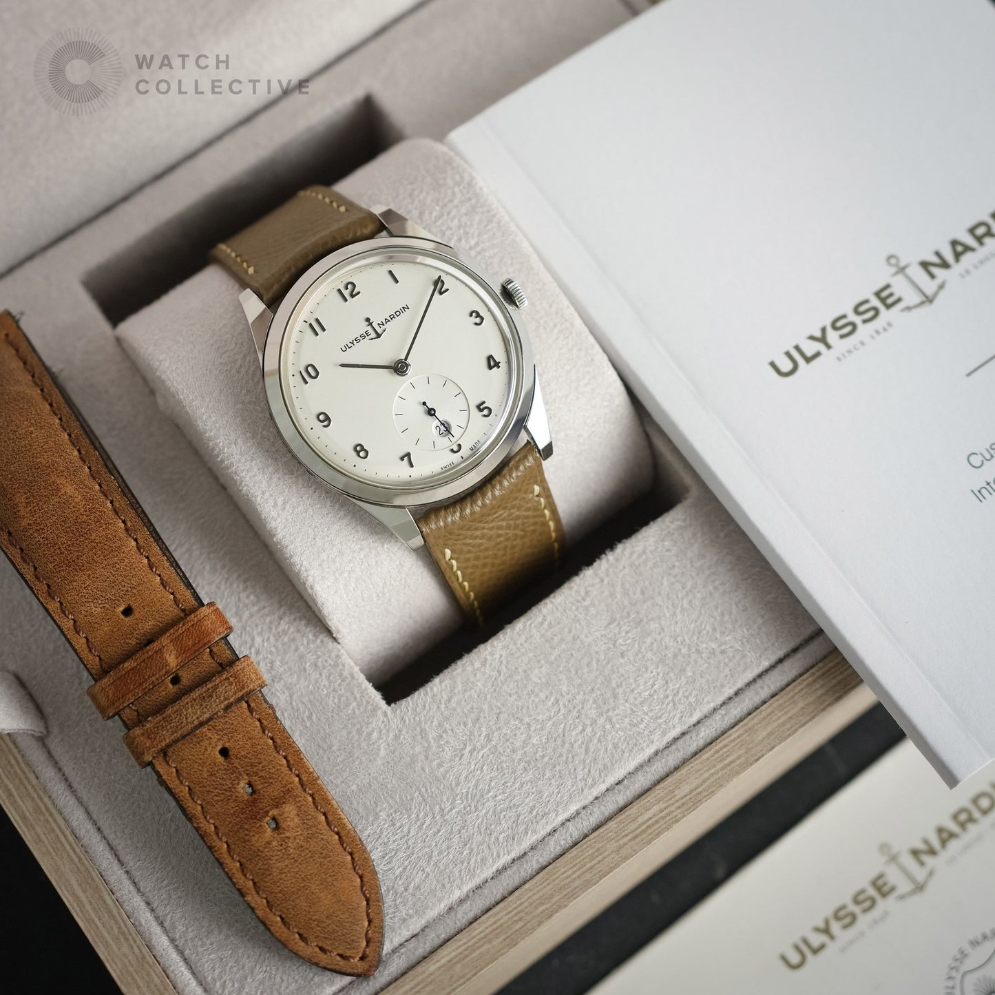 Ulysse Nardin Stainless steel white dial 39mm automatic 3203-900