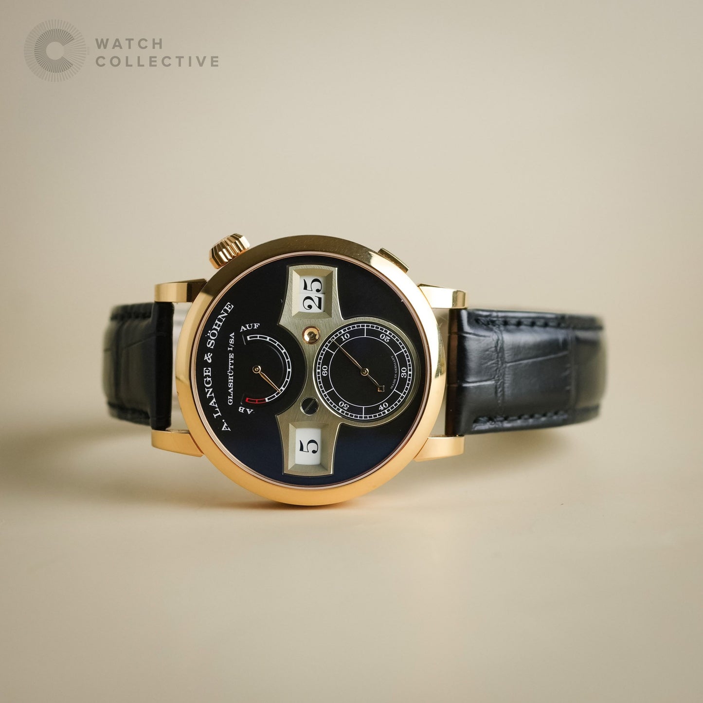 A. Lange & Söhne Zeitwerk 18k Rose Gold 42mm automatic 142.031