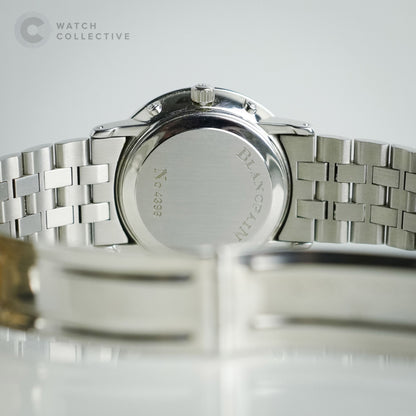 Complete Set | Blancpain Stainless steel white dial 33mm automatic 6595-1318