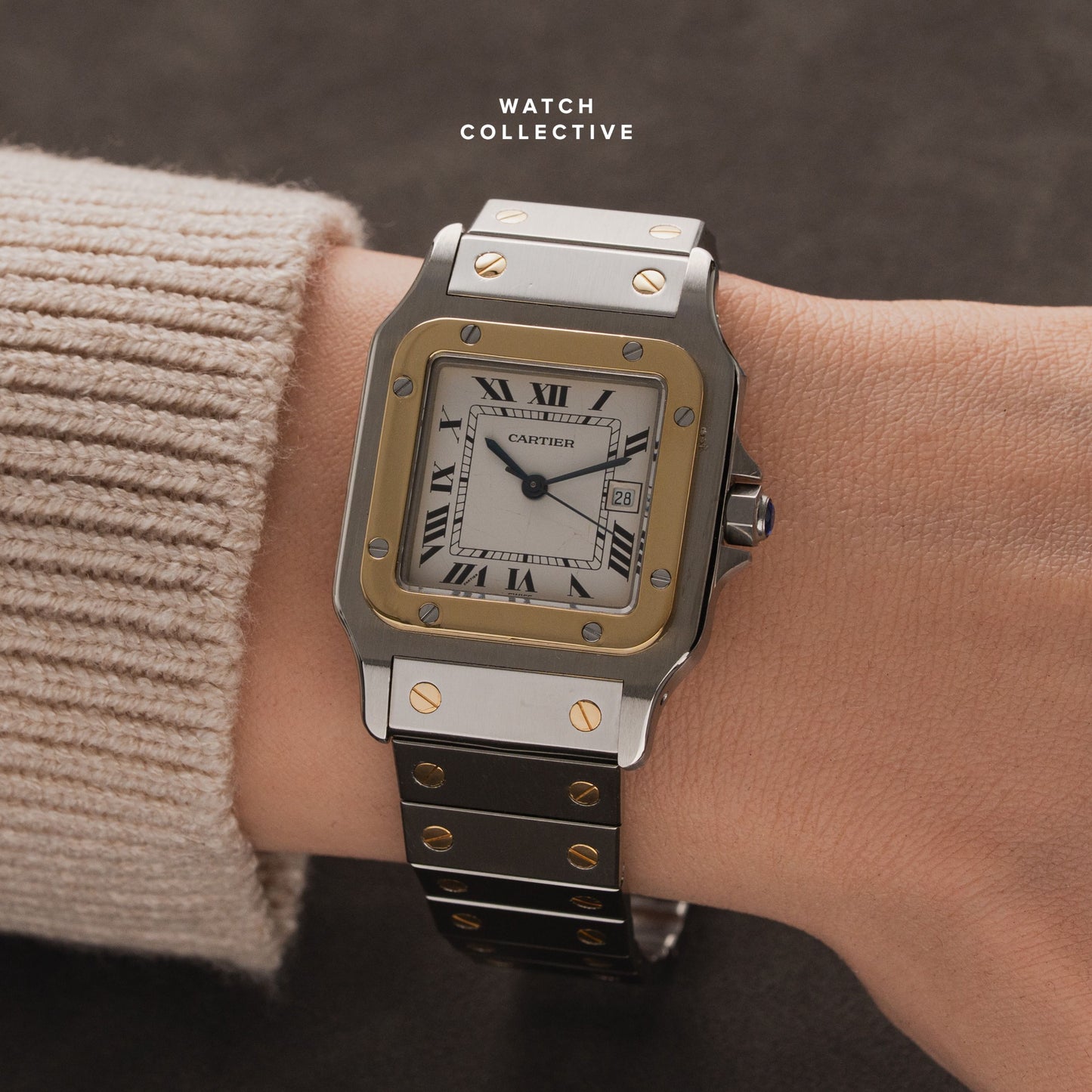 Cartier Santos Gold/Steel 29mm automatic 1172961